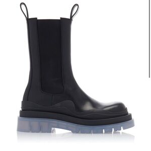 Bottega Veneta Black Combat Boots
